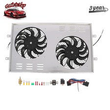 Electric Radiator Fan  Shroud For 1988-1999 Chevy GMC C/K 1500 2500 3500 5.7L