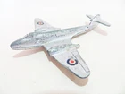 DINKY 70e/732 'GLOSTER METEOR RAF JET PLANE'. COMPLETE. VINTAGE. ORIGINAL.
