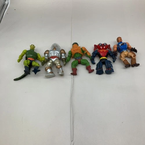 Lot of 5 Vintage He-Man & the Masters of the Universe Action Figures