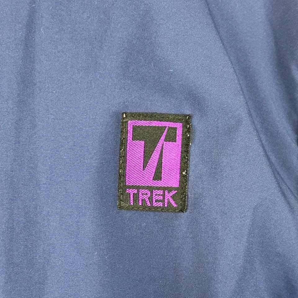 Chaqueta Trek Vintage Polar Púrpura Hecha en EE. UU. Cortavientos Cremallera Completa Para Mujer Talla XL Foto 4 de 4
