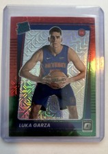 2021-22 Panini Donruss Optic - Rated Rookie Luka Garza Choice Red & Green Prizm