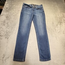 Levis Demi Curve Jeans Womens 7/28 Blue Low Rise Skinny Stretch Denim Mid Wash