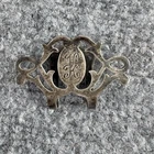 Vintage Sterling Silver Napkin Clip Rogers Lunt Bowlen RLB #48 Art Nouveau
