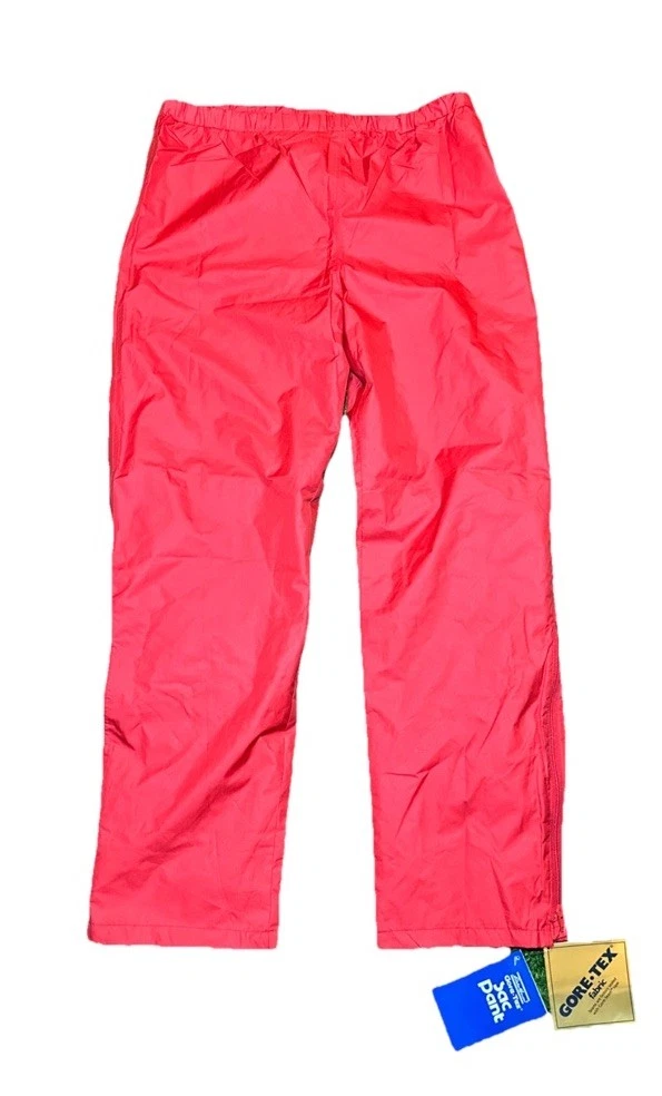 Eddie Bauer Pants Mens Large Gore-Tex Waterproof Windproof Outdoor Vintage Red