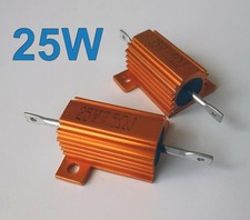 5Pcs 25W Watt Power Metal Shell Wirewound Resistor 120   800  ohm Class J  5 