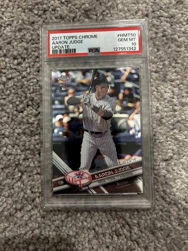 2017 Topps Chrome Update - Rookie Debut Aaron Judge #HMT50 (RC) PSA 10