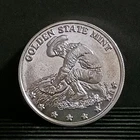 Prospector Silver Round 1 Oz .999 Fine Golden State Mint Vintage Round 1982