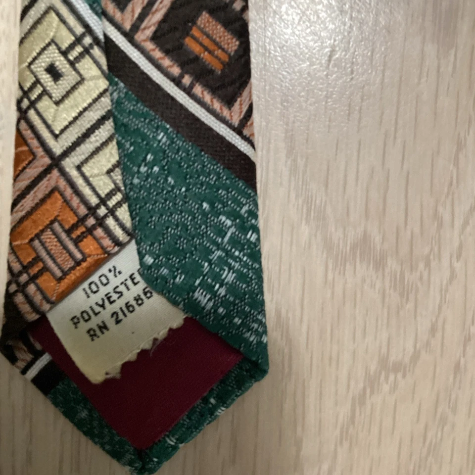 Corbata de cuello Via Ravenna verde multicolor Foto 4 de 4