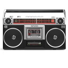 Vintage Bluetooth Boombox Cassette Player