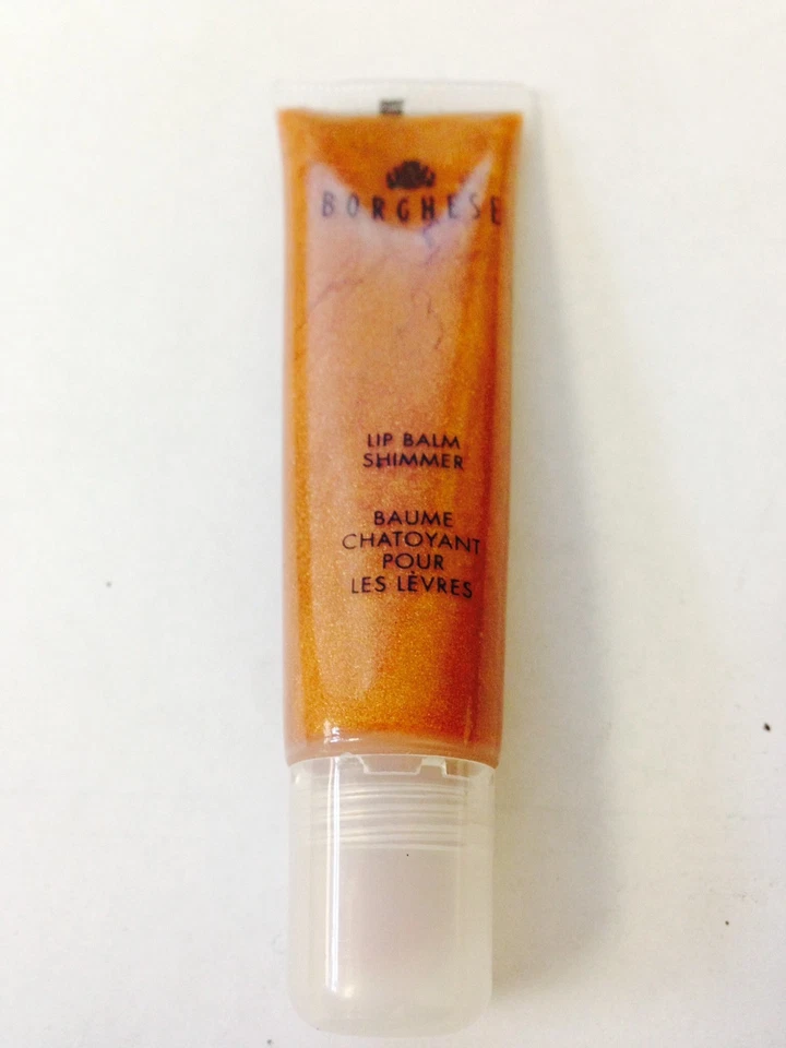 Bálsamo labial Borghese color brillante diosa del sol 0,45 oz nuevo en caja + cepillo facial gratuito Foto 2 de 2