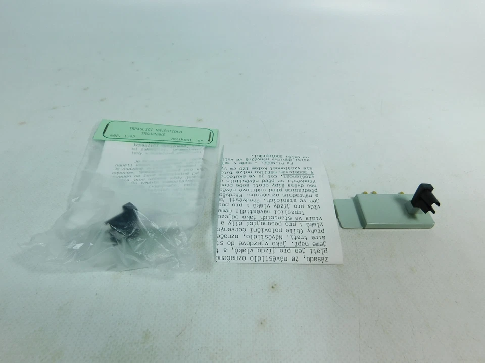 2x PZ-Model Spur 0 (1:45) Blech-/Metall-Lichtsignal/Signal, NEUW+OVP #AX666-0,5 - Bild 3 von 3
