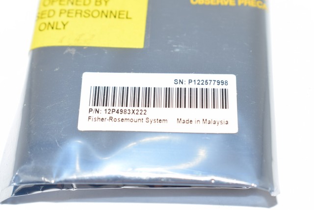 Emerson Kl4501x1-bf1 Delta V Charm Address Plug #6 12p4983x222 for sale ...