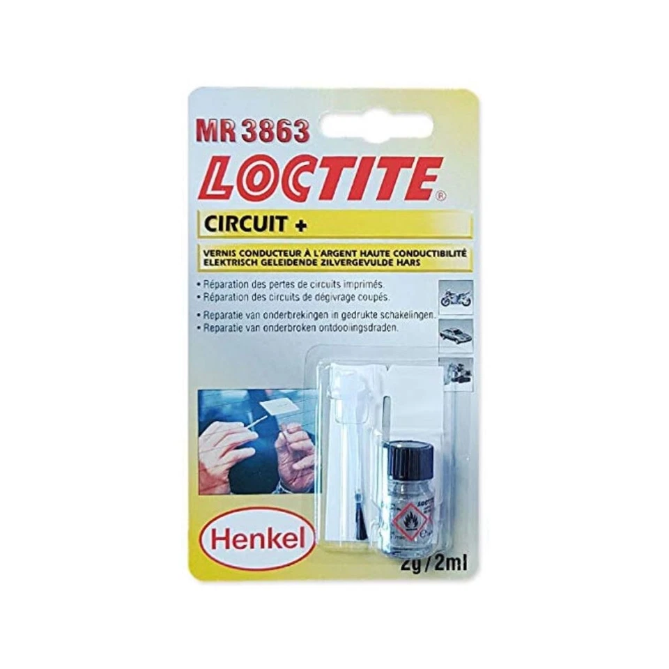 LOCTITE 3863 Circuit + , Vernis Conducteur Kit Réparation Gamme PRO Réf. 1151365