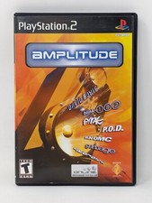Amplitude PS2 Sony PlayStation 2 Black Label Manual Complete CIB W Manual Tested