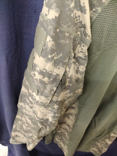 Nueva Camisa de Batalla Massif ACU ARMY Camuflada Combate ~ Etiqueta Amarilla ~ Talla MEDIANA - Imagen 3 de 4
