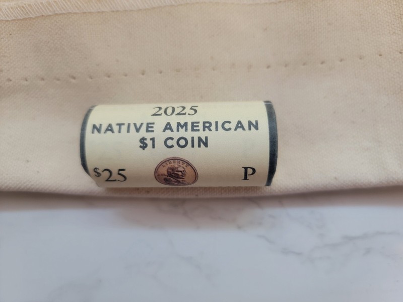 2025 P Native American Indian Sacagawea MARY KAWENA PUKUI Sealed Mint Roll!