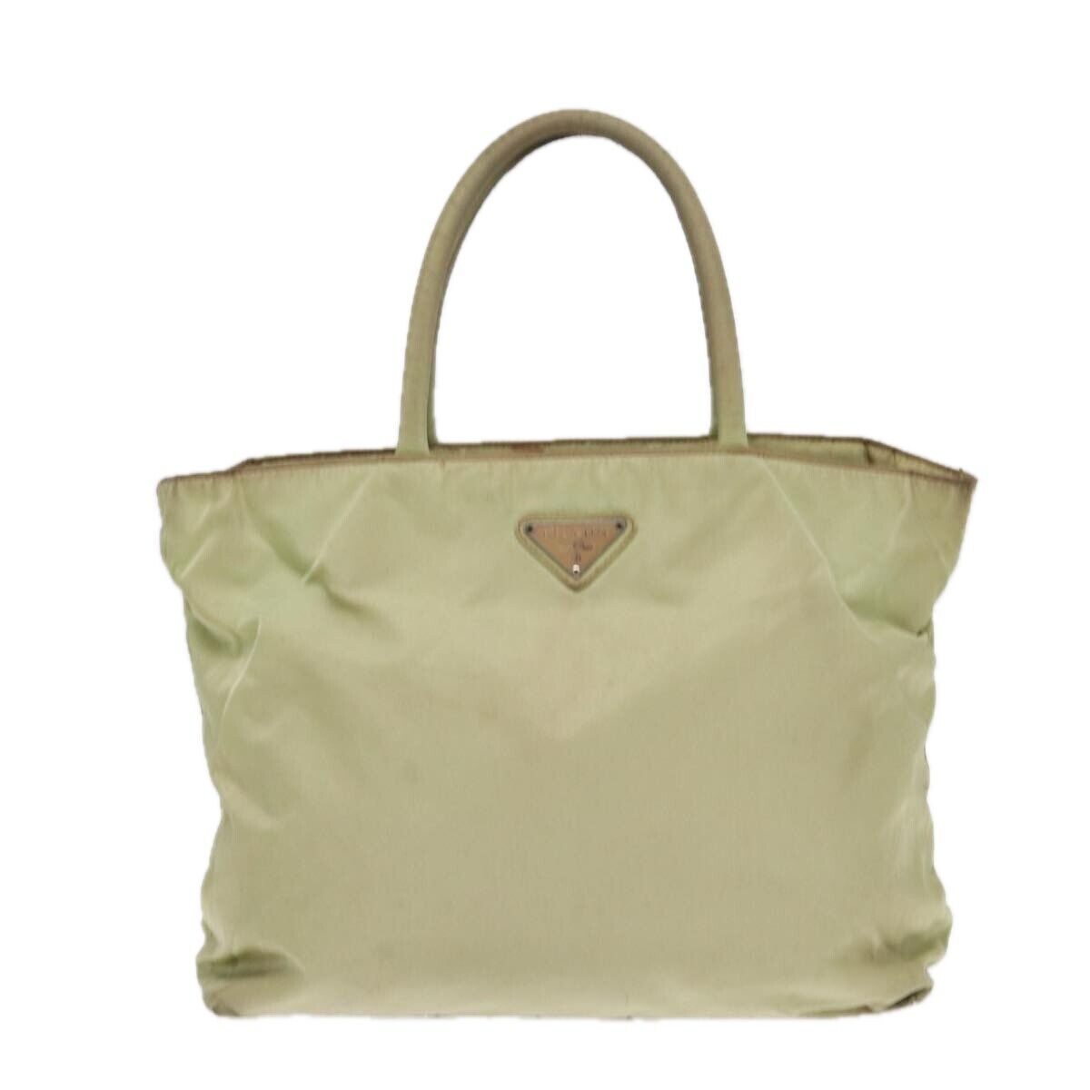 PRADA Tote Bag Nylon Silver Pistachio Green Auth hk1563 | eBay PRADA Tote Bag Nylon Silver Pistachio Green Auth hk1563 | eBay