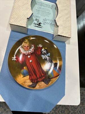 Vintage ReCo Tommy The Clown by John McClelland Collector Plate