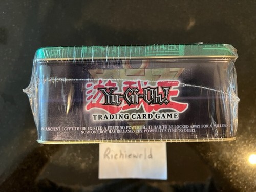1996 FACTORY SEALED Yu-Gi-Oh Red-Eyes Black Dragon Tin: 5 Packs -W/ Rare Variant - Picture 3 of 3