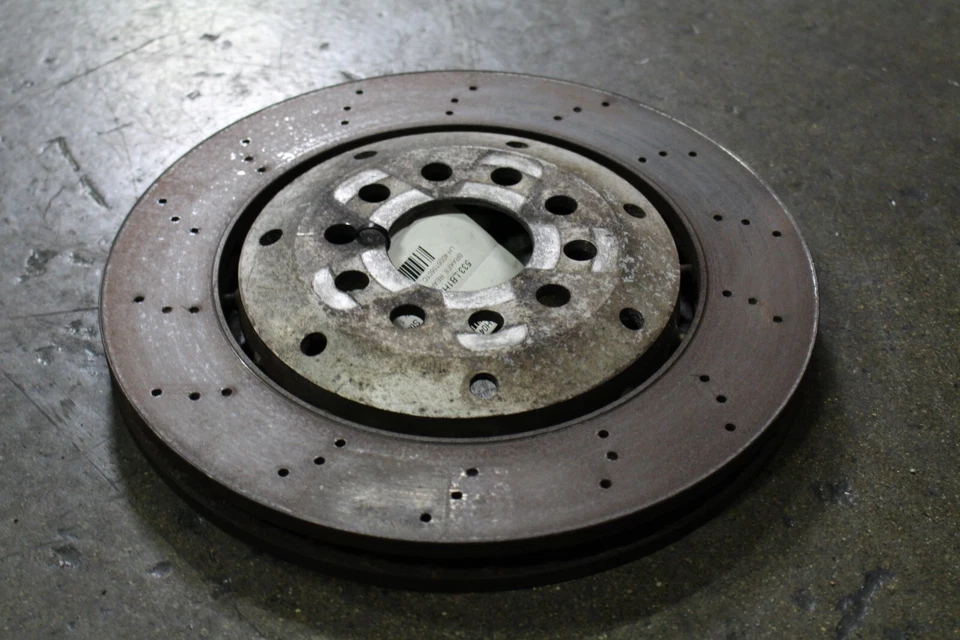 Lamborghini Gallardo Coupe, Spyder, LH, Rear Brake Rotor, Used, P/N 400615601C - Image 2 of 4