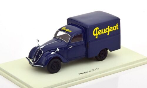 S7829 Funke: 1/43 Peugeot 202 U ""Peugeot Service"" Box Pick Up LKW blau 1948 - Bild 1 von 2