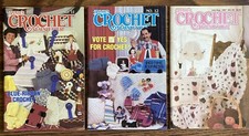 Annie's Crochet Newsletter Crochet Patterns 3 Book Lot 1984, 87 No 11 12 28 Toys