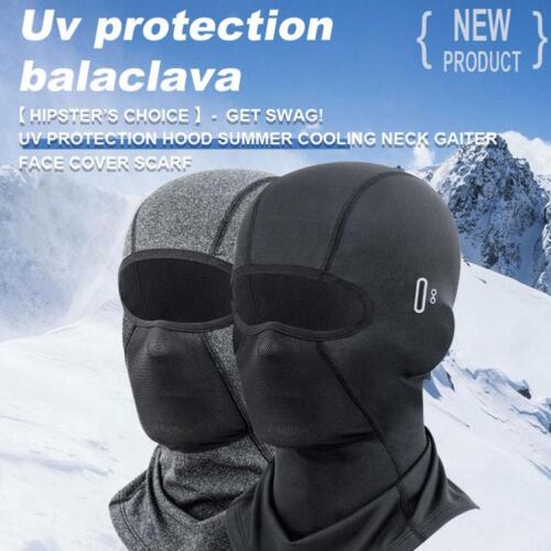 Man Balaclava Warm thermal winter Hiking Ski Bike Head Wrap Mask hood Cap G7Z0 - Picture 1 of 13