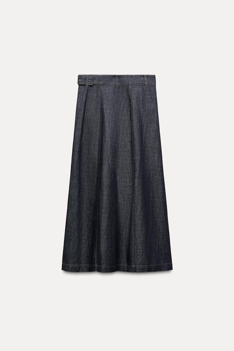 完売品　S w pleats crash skirt THEREDTHERED THEREDTHREAD / ザレッドスレッド】S w pleats crash skirt