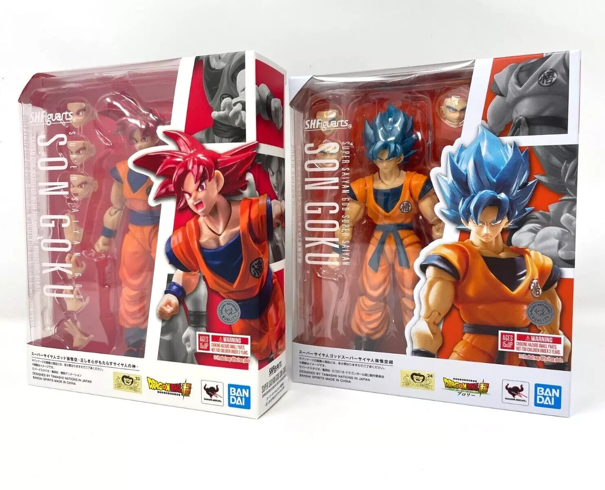 S.H.Figuarts Dragon Ball Super Saiyan God Son Goku & Super Saiyan 