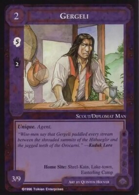Gergeli Limited Edition Middle Earth ME CCG Dark Minions