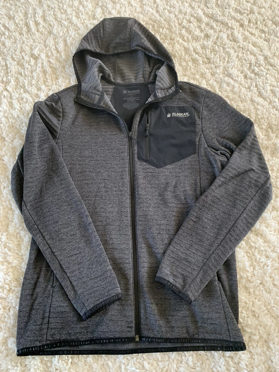 Alaskan Hardgear Hoodie Men's Small Full Zip Jacket Gray Duluth Trading Co.