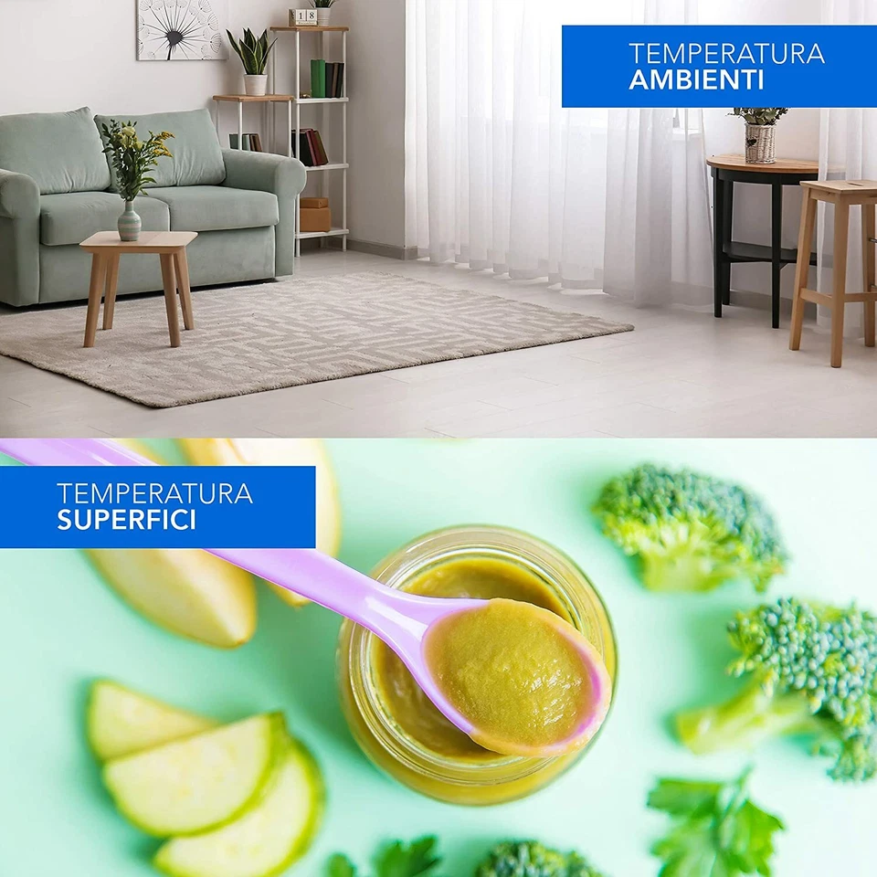 Termometro ad infrarossi professionale per febbre e oggetti senza contatto AIESI - Immagine 4 di 4