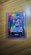 2023 Panini Prism K.J Osborn - Autographed silver prism - Minnesota Vikings
