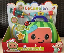 Cocomelon Musical Doctor Checkup Set Medical Kit Pretend Play Toy New Gift 5pcs