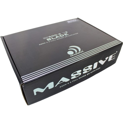 500 Watt 2 Kanal Klasse A/B 2 Ohm Auto Audio Verstärker Massive Audio - Bild 8 von 8