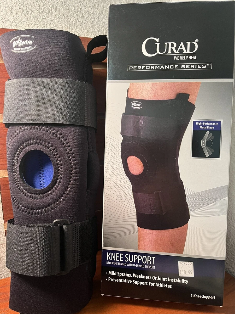 Curad Neoprene Hinged Knee Support. Small. ORT23220SD New in Box