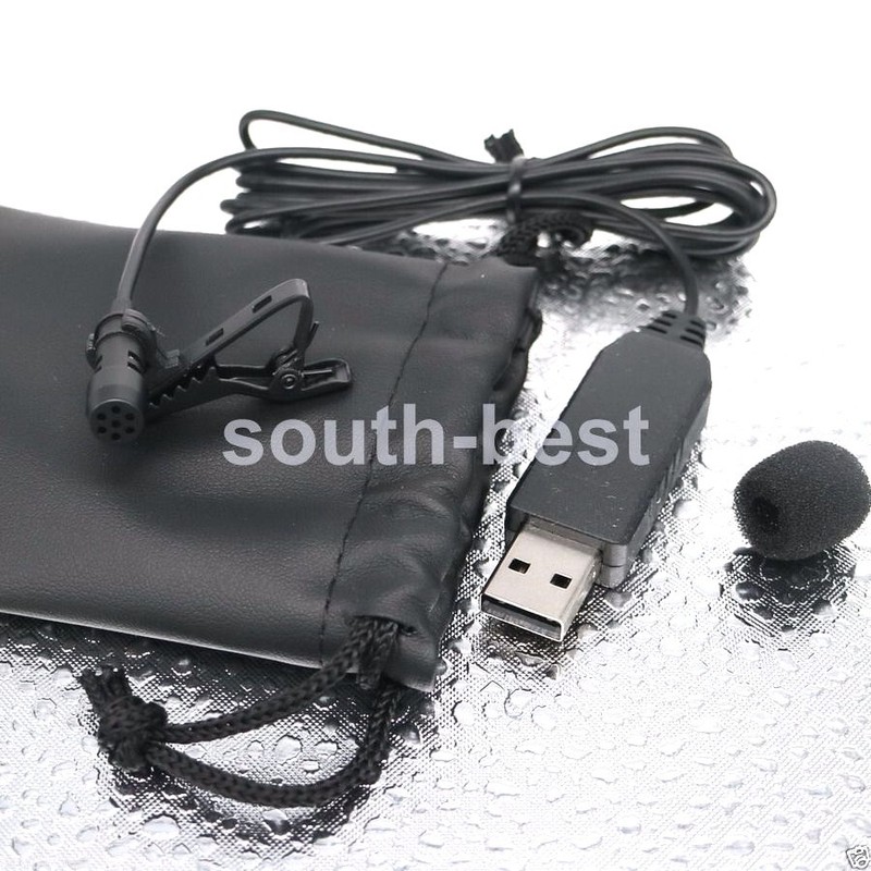 Tablets Networking Laptop Desktop USB Microphone Accessories Lapel Lavalier Mic