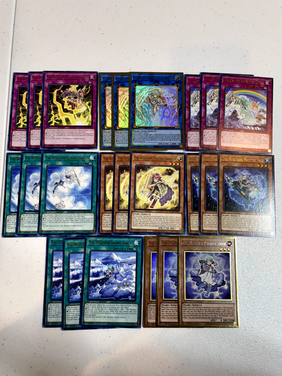 yugioh weather painter deck weather painter snow rainbow mged 24 cards D036 | eBay yugioh weather painter deck weather painter snow rainbow mged 24 cards D036 | eBay