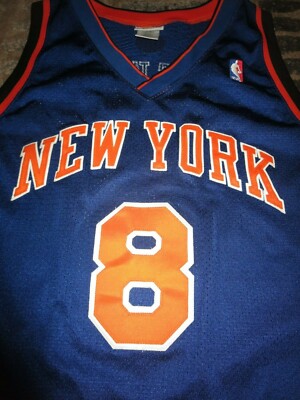 Latrell Sprewell 1999 New York Knicks NBA Reebok Sewn Jersey 56 | eBay