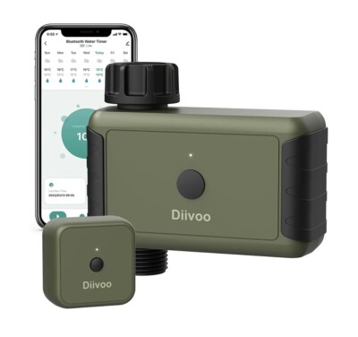 Smart Water Timer w/ Alexa via WiFi Hub for Sprinkler Garden Drip Irrigation