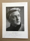 Oskar Werner (5 Original Autographs on Booklet '57) "Bacchus" by J. Cocteau