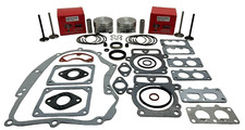 KIT PISTONI VALVOLE GUARNIZIONI RICOSTRUZIONE ADATTO BRIGGS V TWIN INTEK 40 POLLICI CUBICI