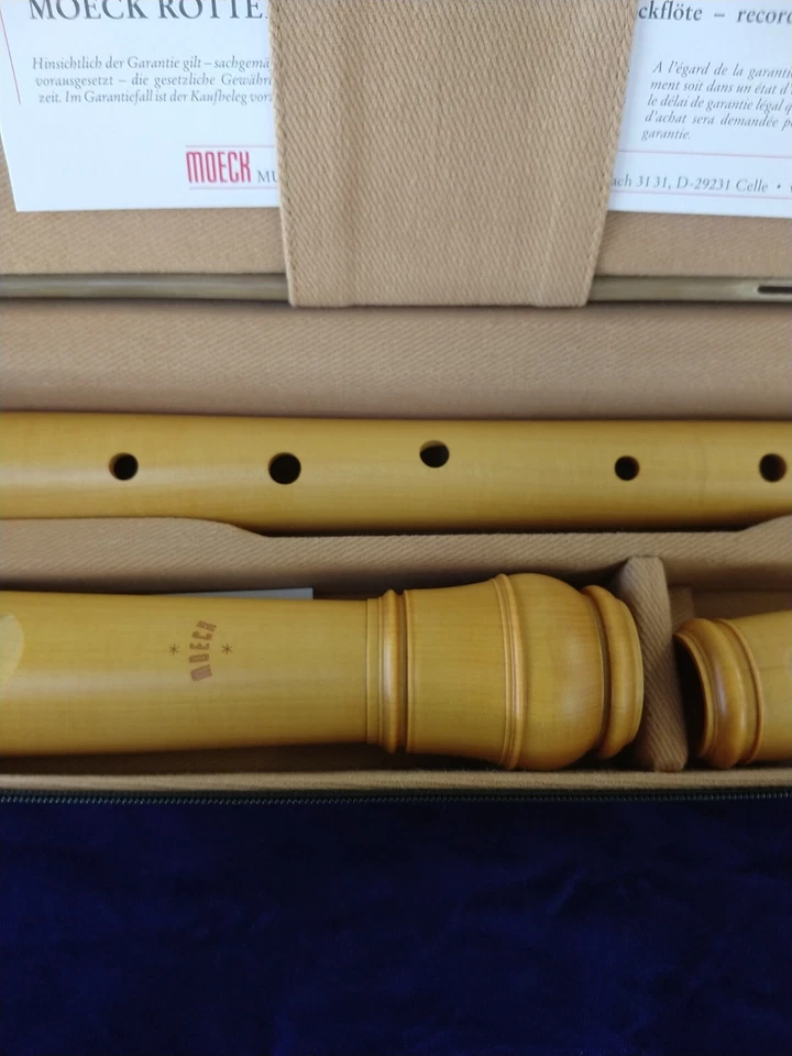 New Moeck 4404 Rottenburgh Tenor Recorder - Boxwood with Case - Image 3 of 4