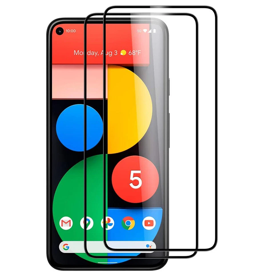 For Google Pixel 9a 8a 8 7a 7 6a 6 9 Pro XL Tempered Glass Full Screen Protector - Image 3 of 4