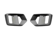 Front Fog Light Lamp Fit For Ford Focus RS 2PCS Matte Black Cover Trim 2015-2018