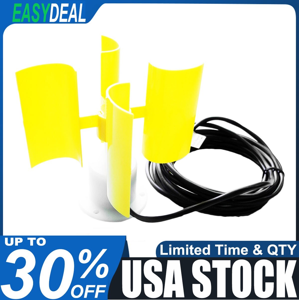 12V/24V Wind Speed Sensor Voltage Signal Output Anemometer Easy Installation EL