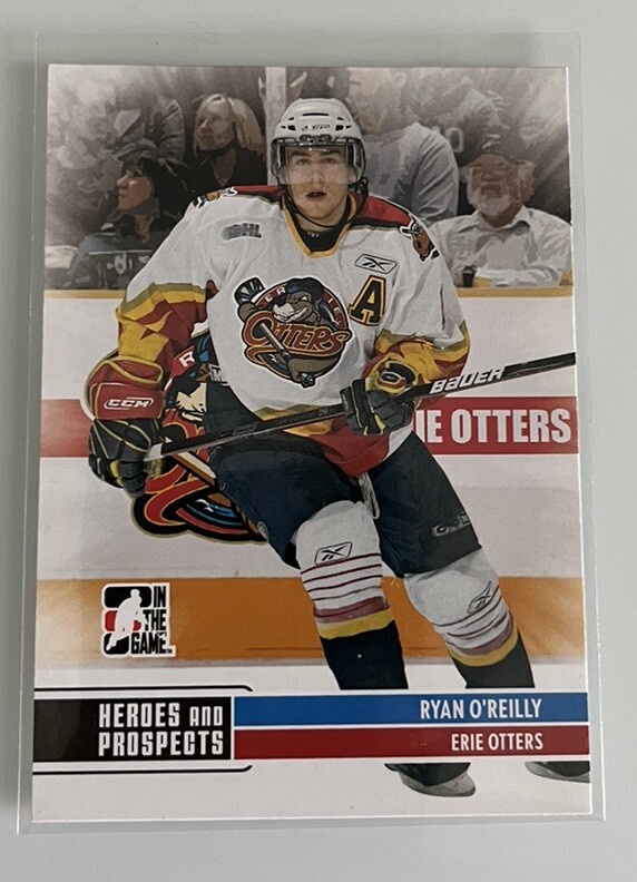 2009-10 ITG Heroes And Prospects #79 Ryan O’Reilly Erie Otters Pre Rookie Card