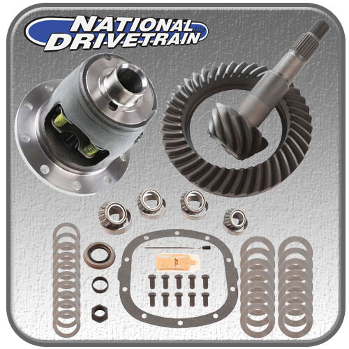GM 10 Bolt 7.625 28 Spline Ring & Pinion Kit with Posi & Bearings - 3.73 Ratio-image