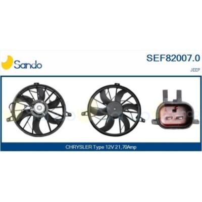 Elektromotor Kühlerlüfter Sando SEF82007.0 für Chrysler Dodge Jeep