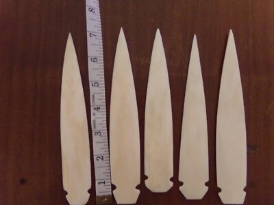 ONE WATER BUFFALO BONE SPEARHEAD SPEAR POINT ARROWHEAD 7+'' POWWOWS RENDEZVOUS